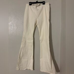 White Flared Pants